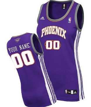 Womens Customized Phoenix Suns Purple Basketball Jersey